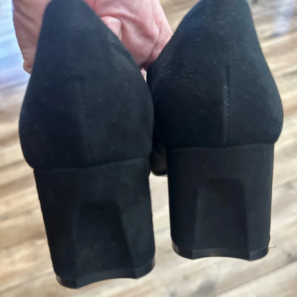 M. Gemi Ballare Grey & Black Mary Jane Heels Women’s Shoes Size 7.5 - Picture 6 of 7